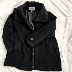 Sz L Black Peacoat